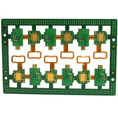 4-lapisan FPC+FR4 Papan Litar PCB Lembut dan Keras